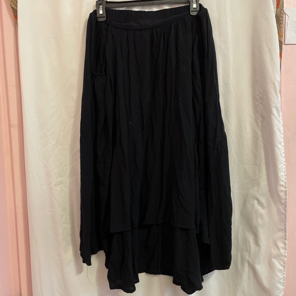 SOLD // Flying Tomato Black High Low Skirt